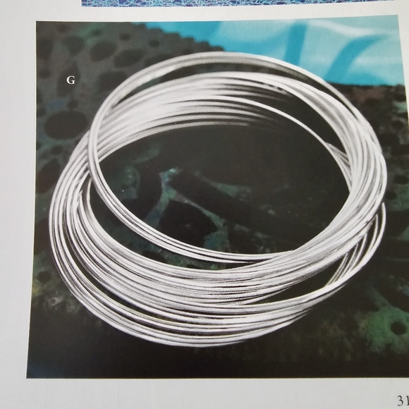 Silpada Sterling Silver 21 Bangle Salute Interlocking Bracelets MEDIUM B0640 - Picture 7 of 14